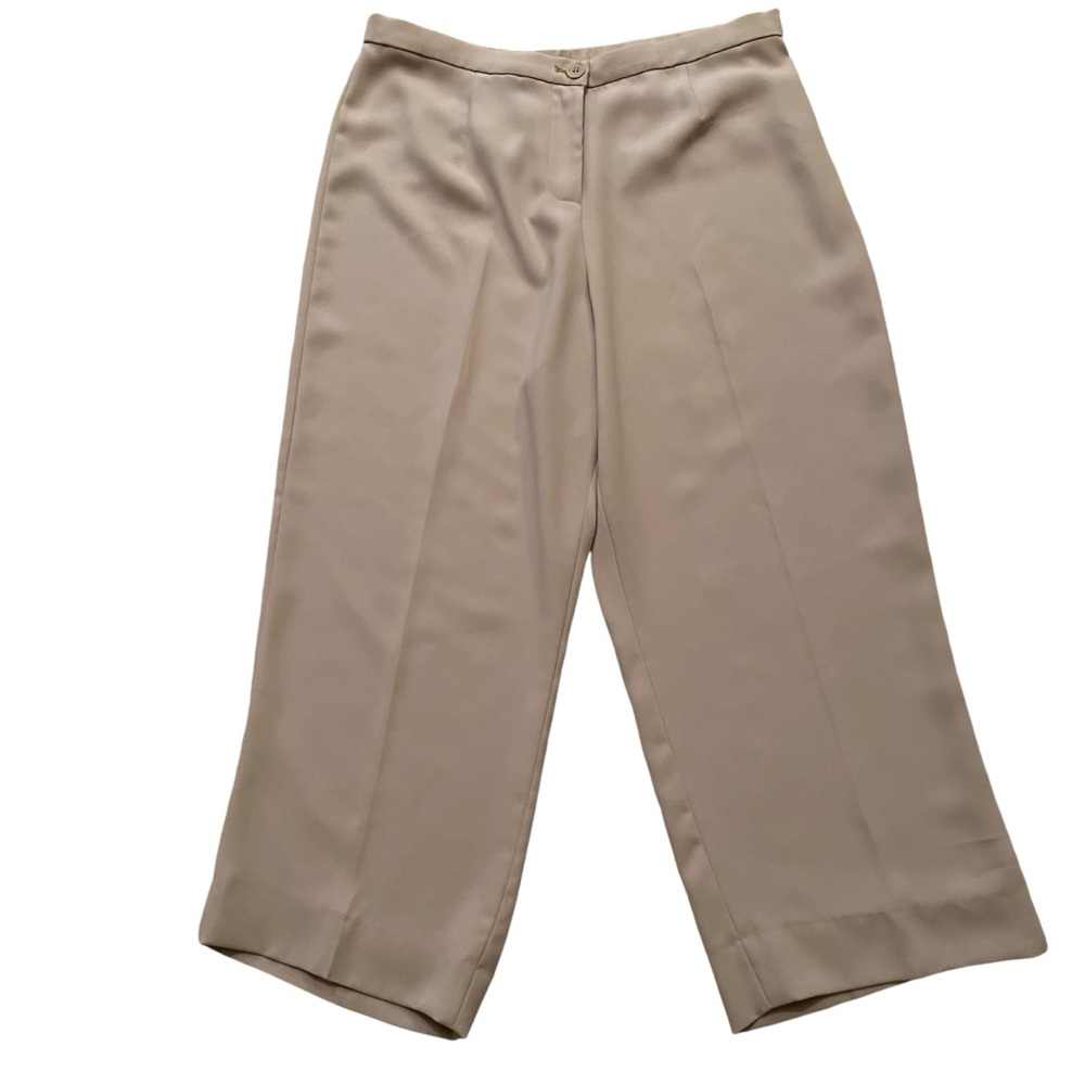 Pendleton Vintage Tan Cropped Wide Leg Pant 14P
